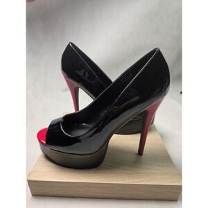 Ellie Platform Heels size 11 , red and black stiletto